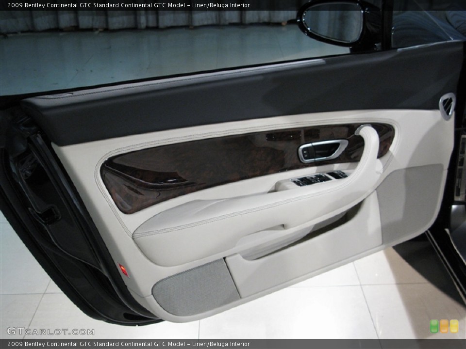 Linen/Beluga Interior Door Panel for the 2009 Bentley Continental GTC  #290535