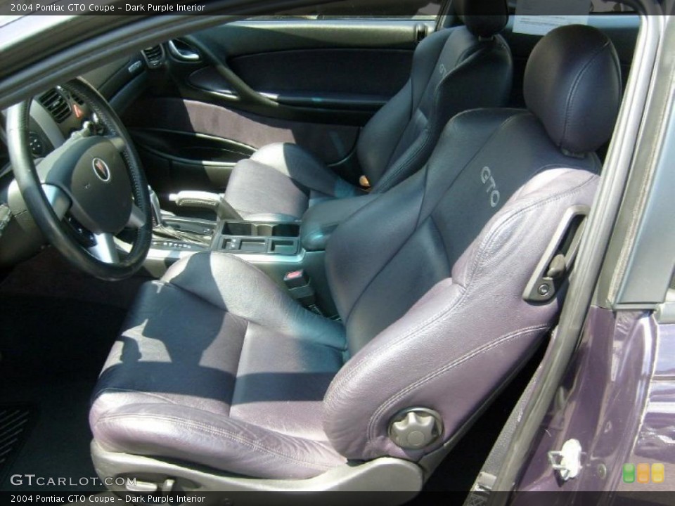 Dark Purple Interior Photo for the 2004 Pontiac GTO Coupe #29061095