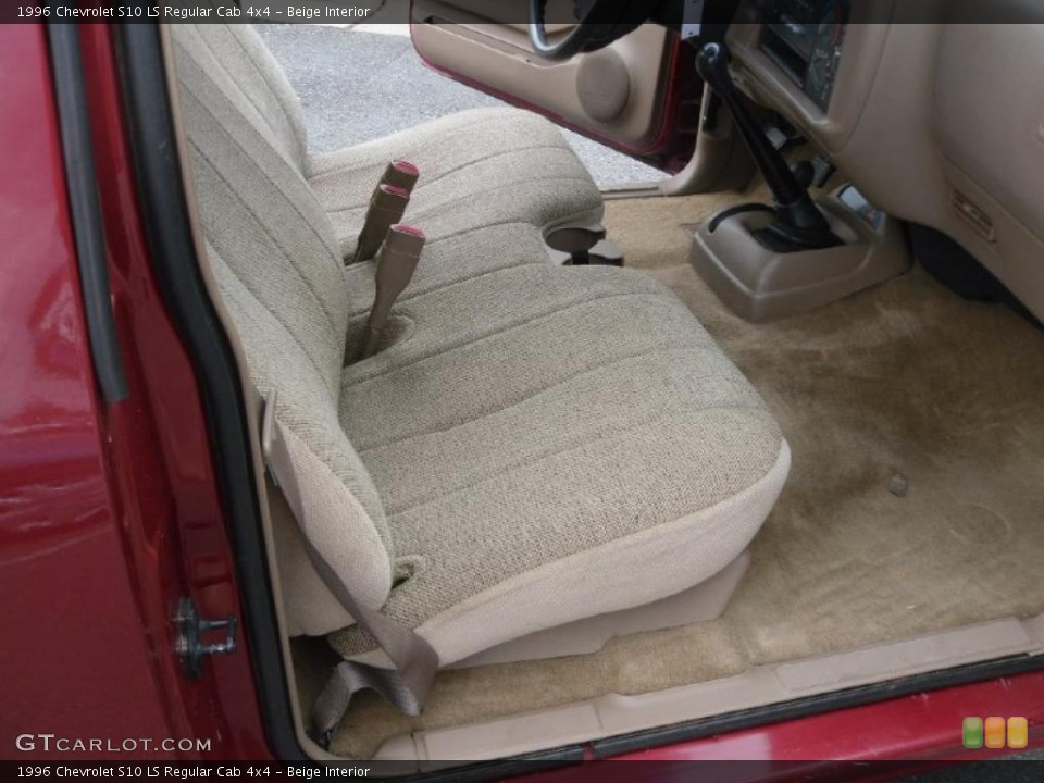 Beige 1996 Chevrolet S10 Interiors