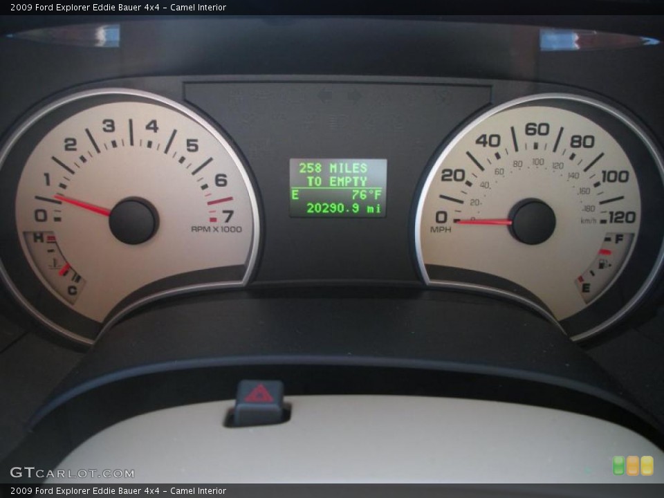 Camel Interior Gauges for the 2009 Ford Explorer Eddie Bauer 4x4 #29147368