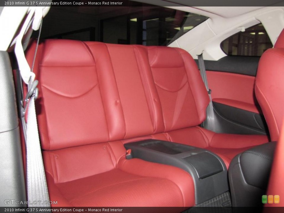 Monaco Red Interior Photo for the 2010 Infiniti G 37 S Anniversary Edition Coupe #29245468