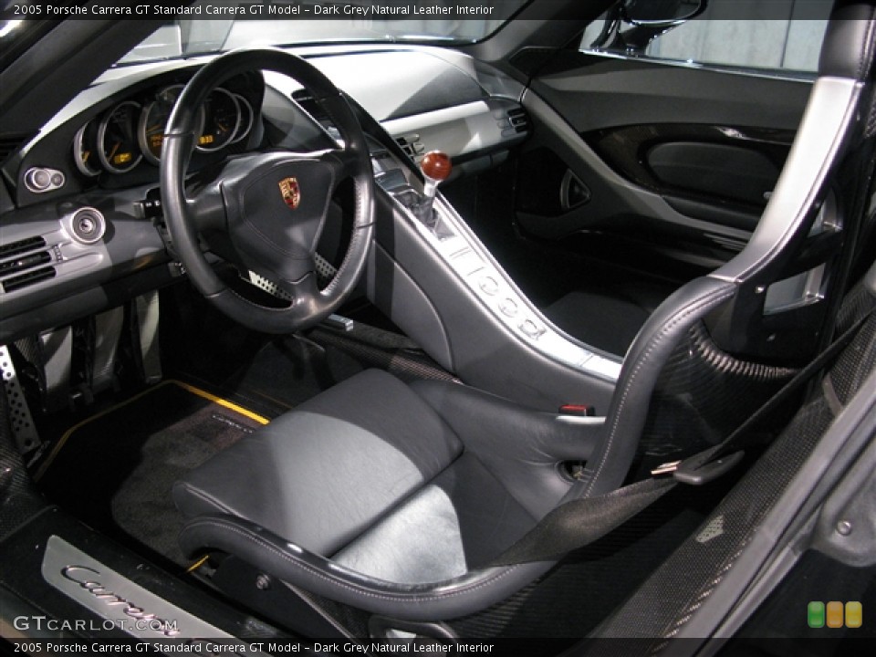 Dark Grey Natural Leather Interior Prime Interior for the 2005 Porsche Carrera GT  #292468