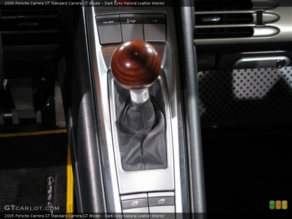 Dark Grey Natural Leather Interior Transmission for the 2005 Porsche Carrera GT  #292489