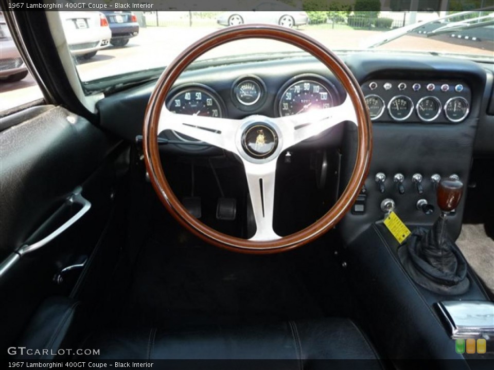 Black Interior Dashboard for the 1967 Lamborghini 400GT Coupe #29267384