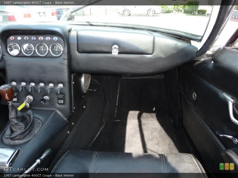 Black Interior Photo for the 1967 Lamborghini 400GT Coupe #29267404