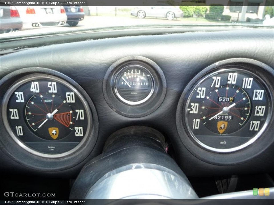 Black Interior Gauges for the 1967 Lamborghini 400GT Coupe #29267420