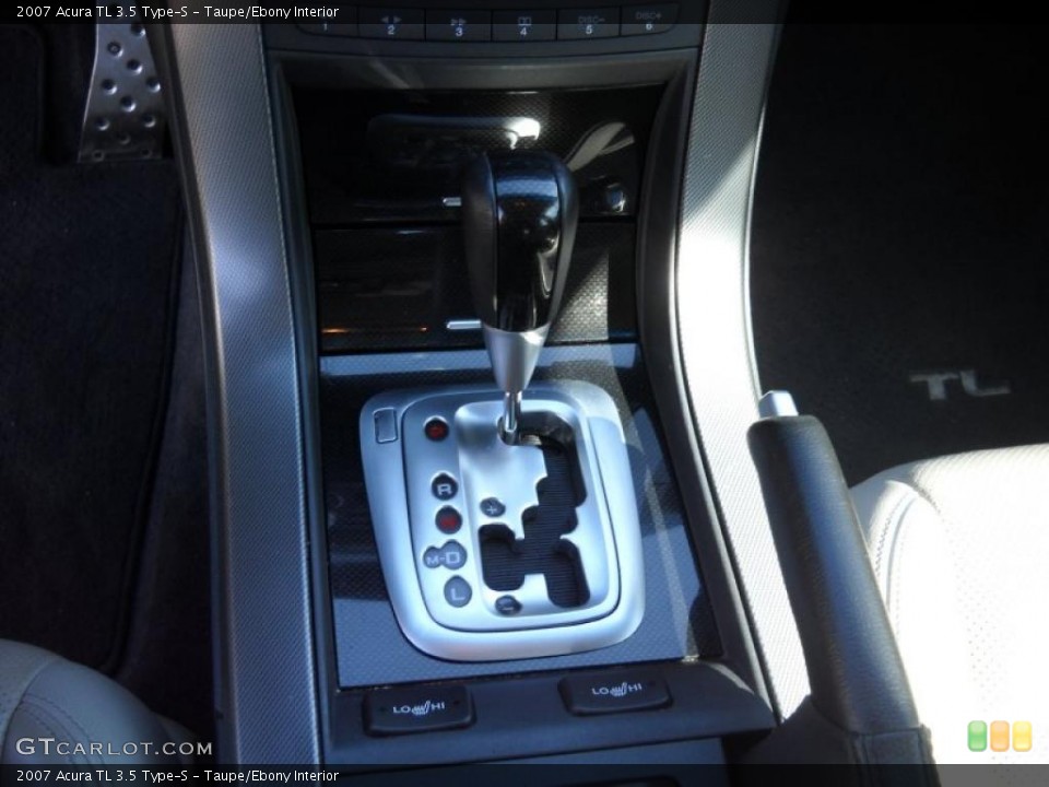 Taupe/Ebony Interior Transmission for the 2007 Acura TL 3.5 Type-S #29320108