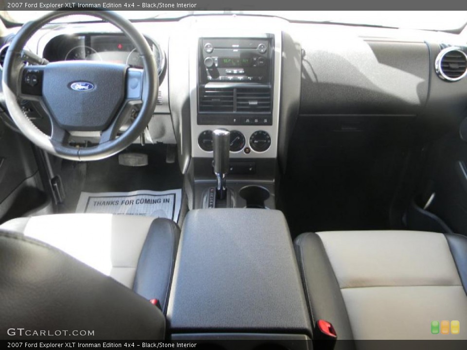 Black/Stone Interior Prime Interior for the 2007 Ford Explorer XLT Ironman Edition 4x4 #29804682