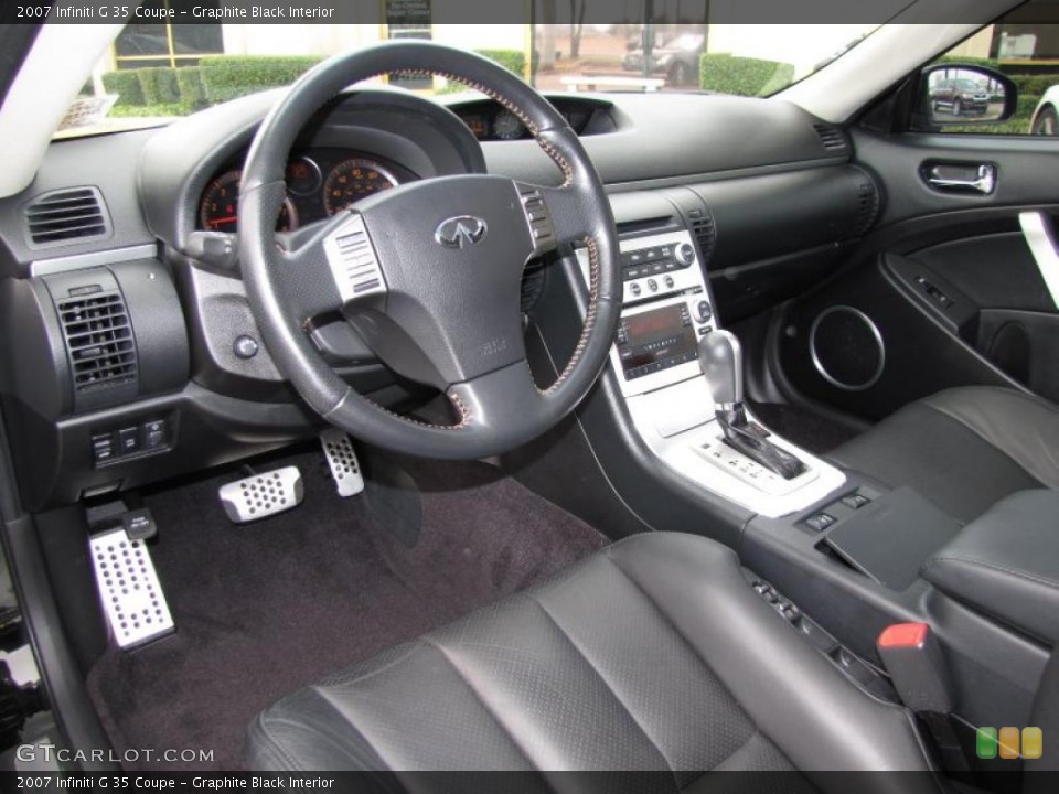 Graphite Black Interior Steering Wheel for the 2007 Infiniti G 35 Coupe #29907617