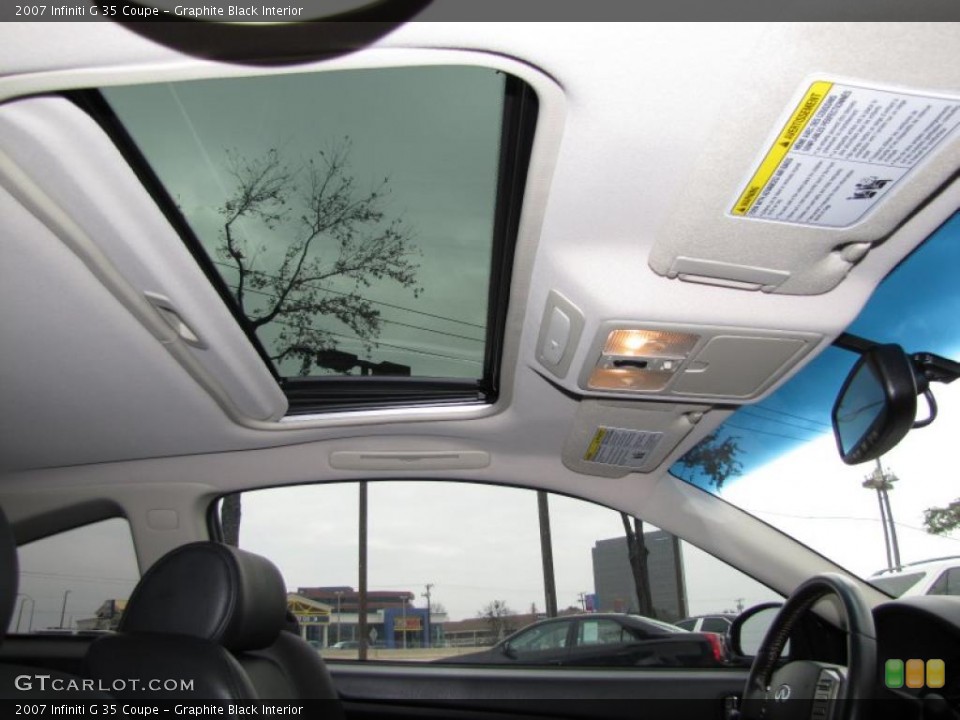 Graphite Black Interior Sunroof for the 2007 Infiniti G 35 Coupe #29907676