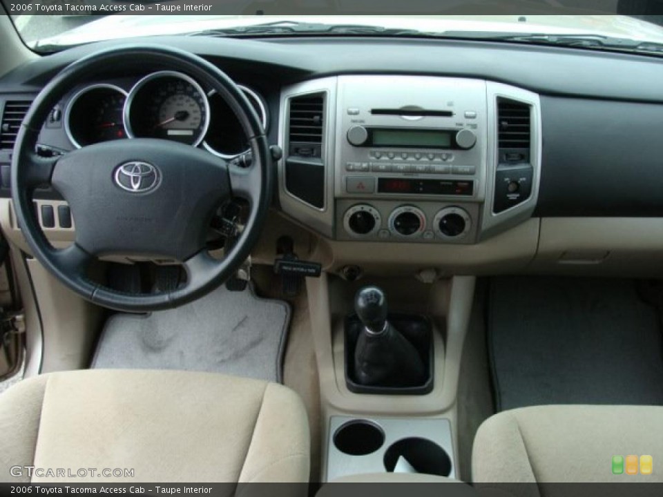 Taupe Interior Dashboard for the 2006 Toyota Tacoma Access Cab #29931281