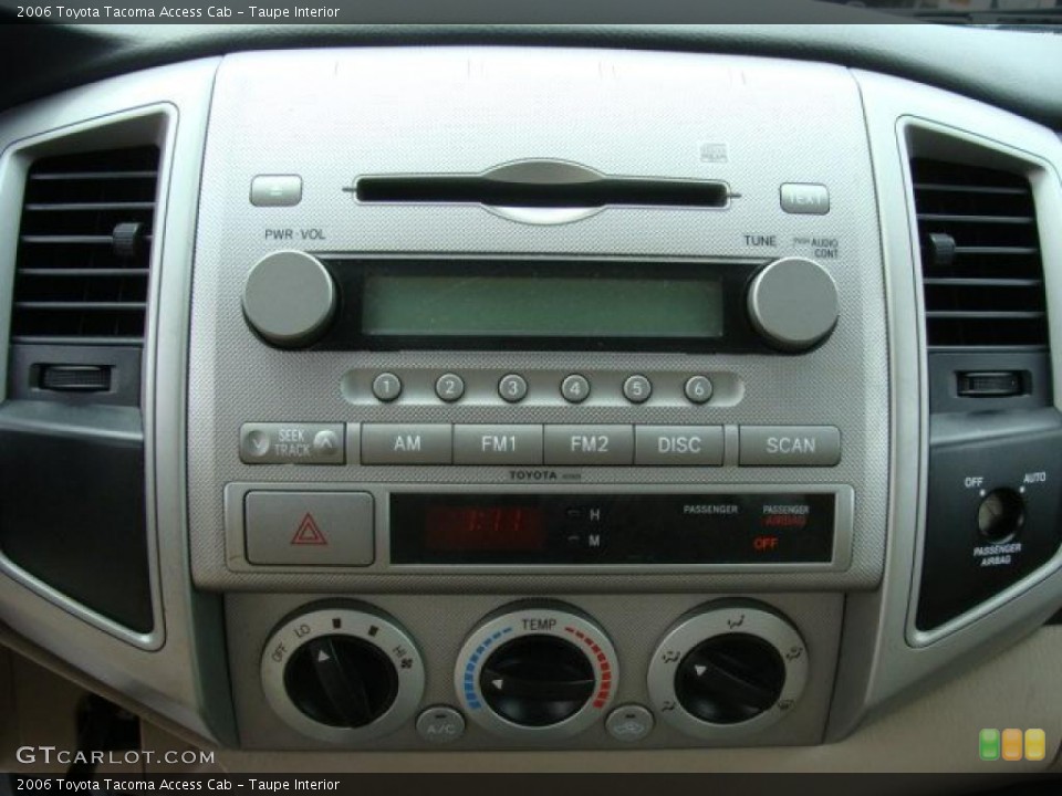 Taupe Interior Controls for the 2006 Toyota Tacoma Access Cab #29931301