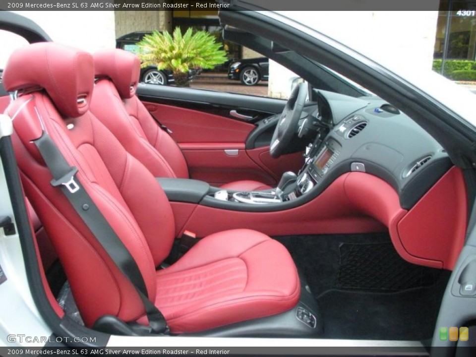 Red Interior Front Seat for the 2009 Mercedes-Benz SL 63 AMG Silver Arrow Edition Roadster #30053603