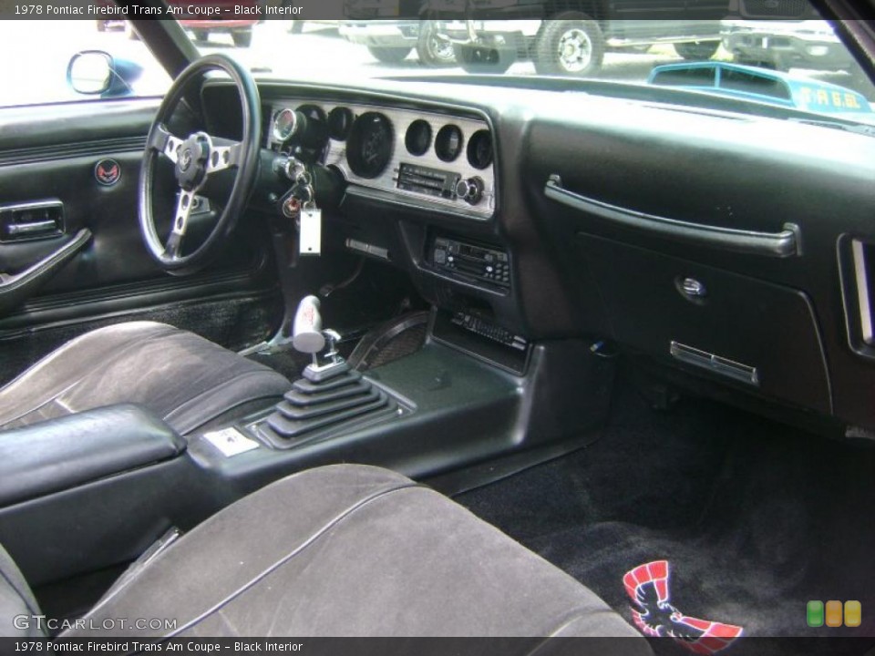 Black Interior Photo for the 1978 Pontiac Firebird Trans Am Coupe #30136000