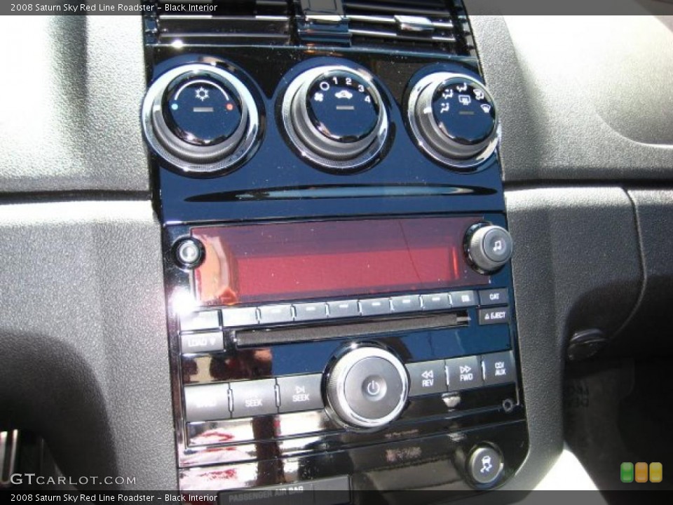 Black Interior Controls for the 2008 Saturn Sky Red Line Roadster #30232158