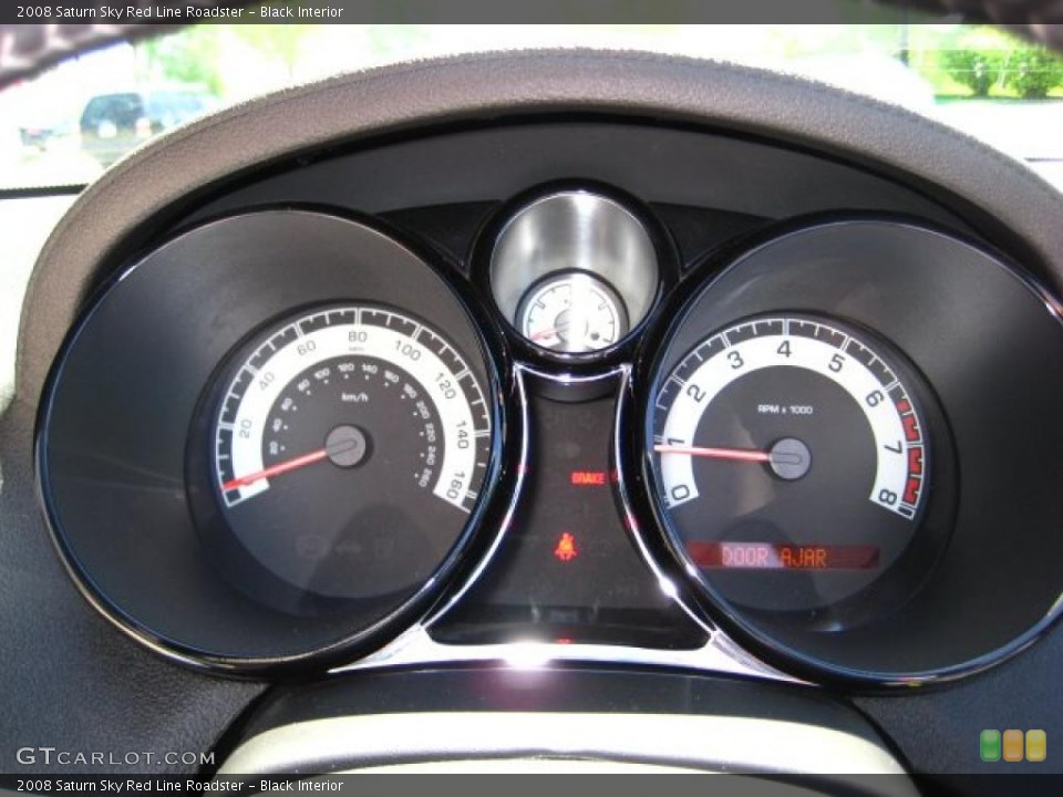 Black Interior Gauges for the 2008 Saturn Sky Red Line Roadster #30232204