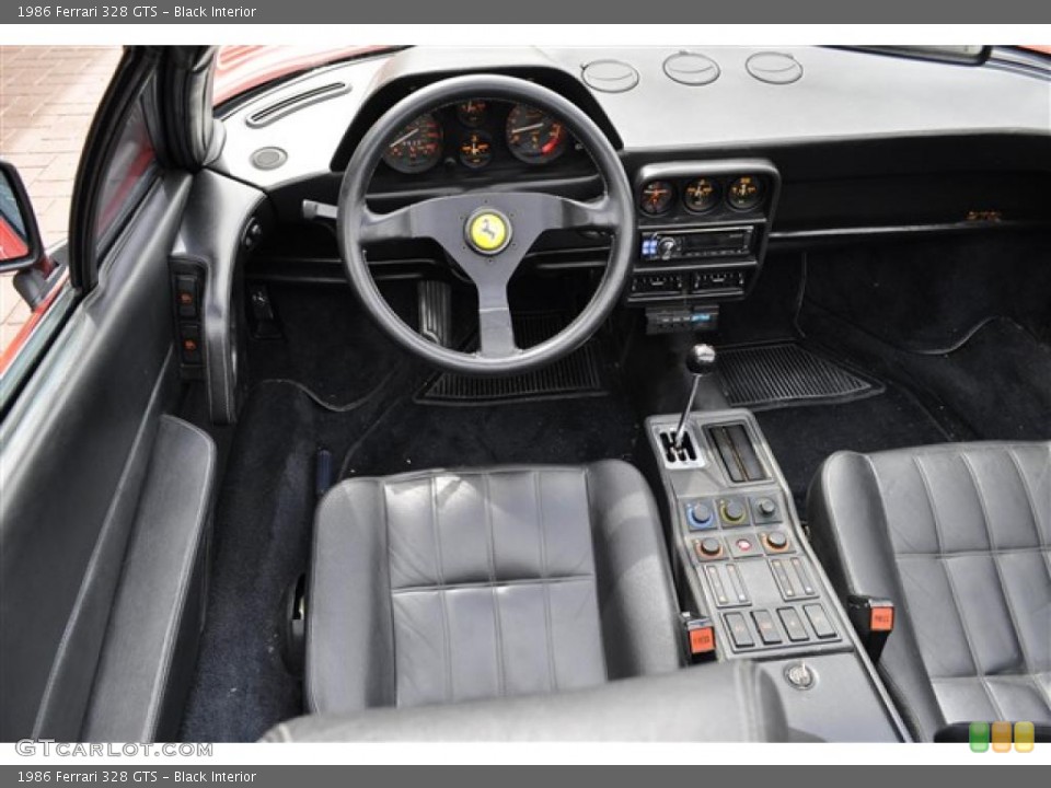 Black Interior Dashboard for the 1986 Ferrari 328 GTS #30286485
