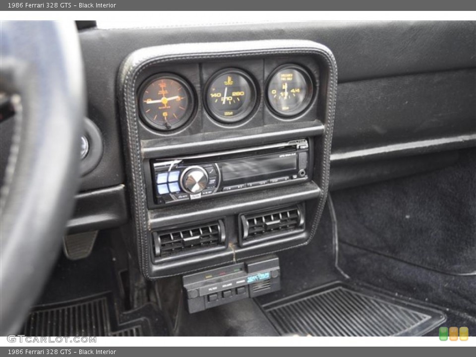 Black Interior Controls for the 1986 Ferrari 328 GTS #30286497