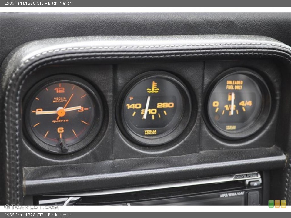 Black Interior Gauges for the 1986 Ferrari 328 GTS #30286509