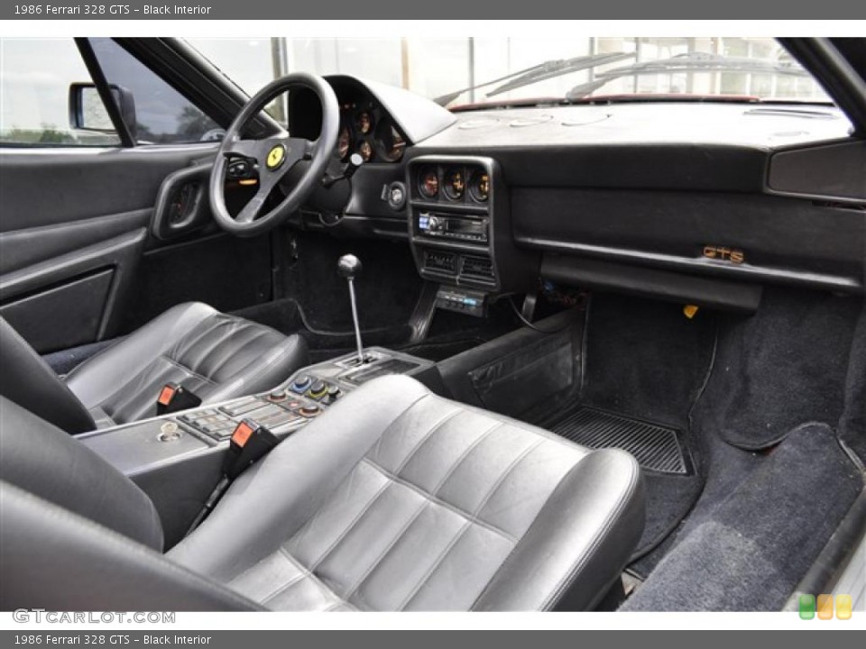 Black Interior Dashboard for the 1986 Ferrari 328 GTS #30286603