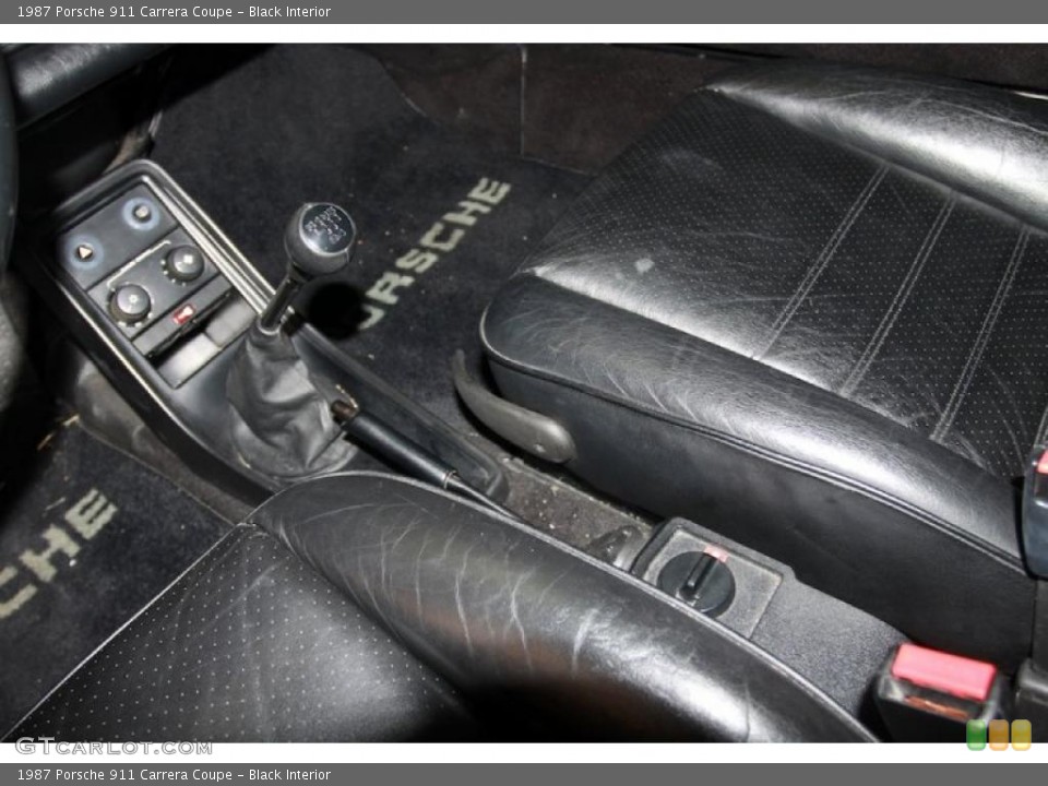 Black Interior Transmission for the 1987 Porsche 911 Carrera Coupe #30292793