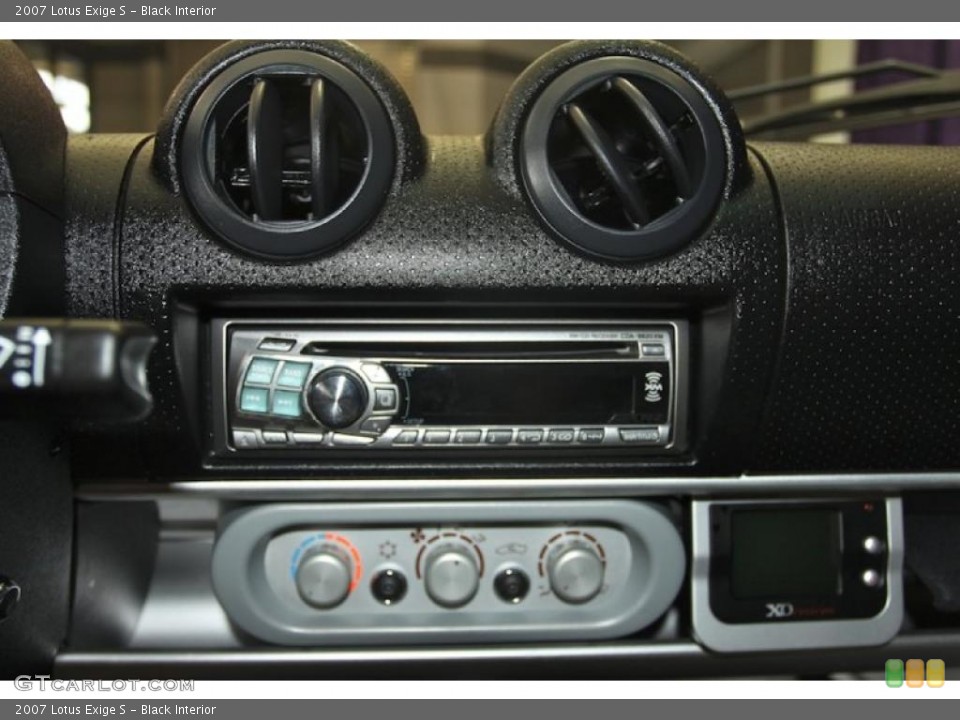 Black Interior Controls for the 2007 Lotus Exige S #30514885