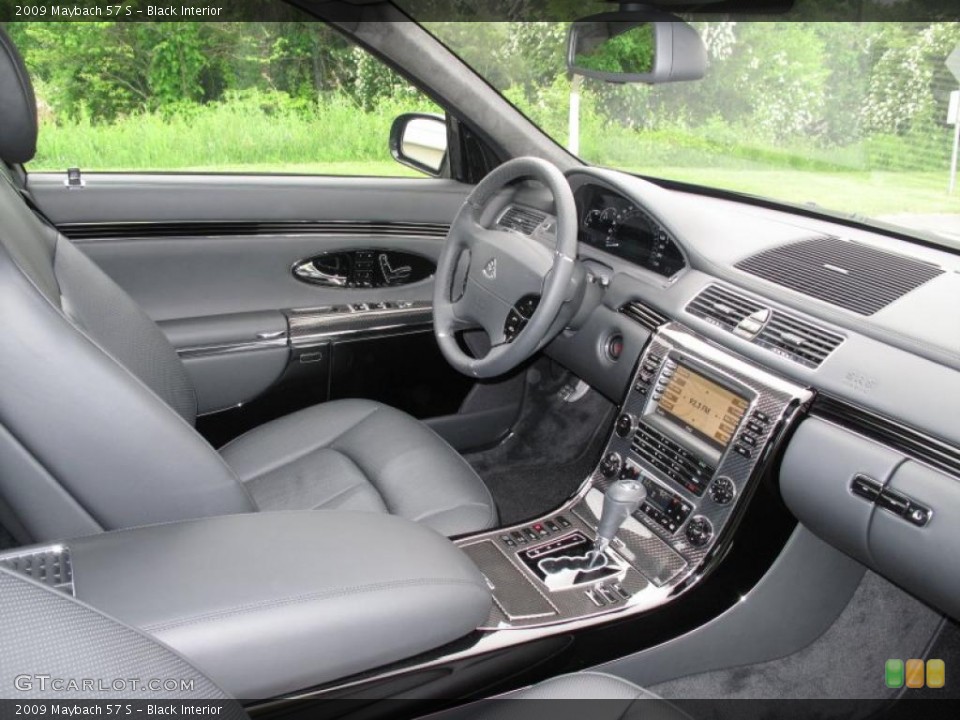 Black Interior Photo for the 2009 Maybach 57 S #30537197