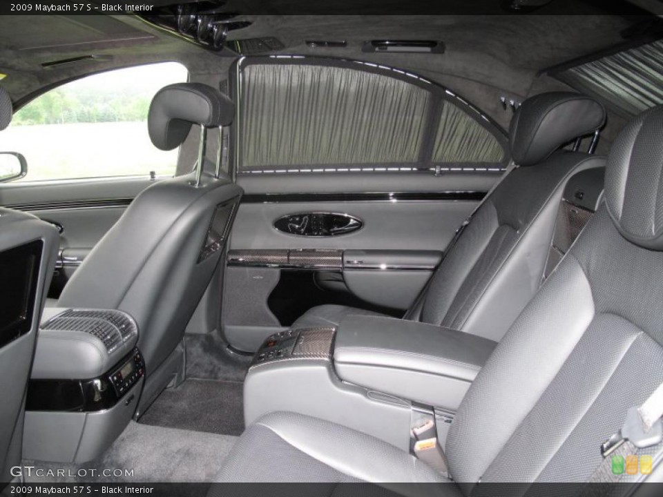 Black Interior Photo for the 2009 Maybach 57 S #30537297