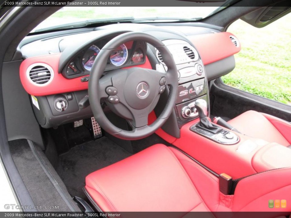 300SL Red Interior Prime Interior for the 2009 Mercedes-Benz SLR McLaren Roadster #30537637