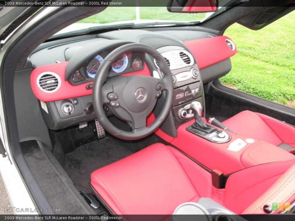 300SL Red Interior Photo for the 2009 Mercedes-Benz SLR McLaren Roadster #30537653