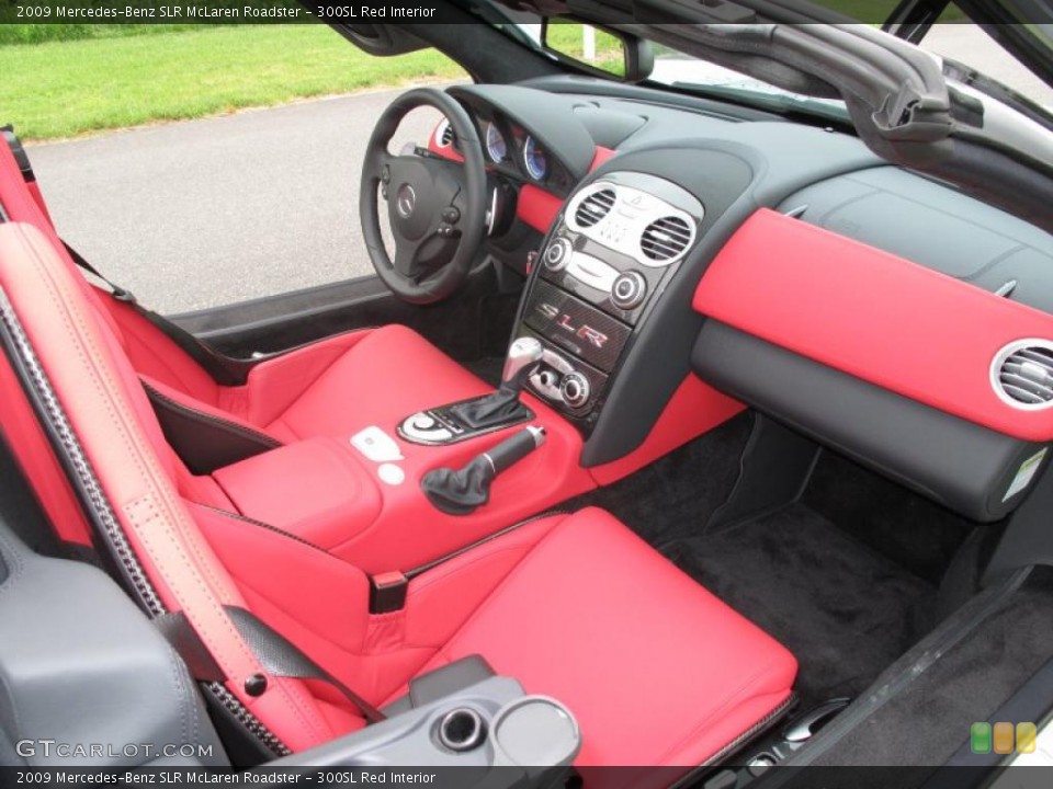 300SL Red Interior Dashboard for the 2009 Mercedes-Benz SLR McLaren Roadster #30537685