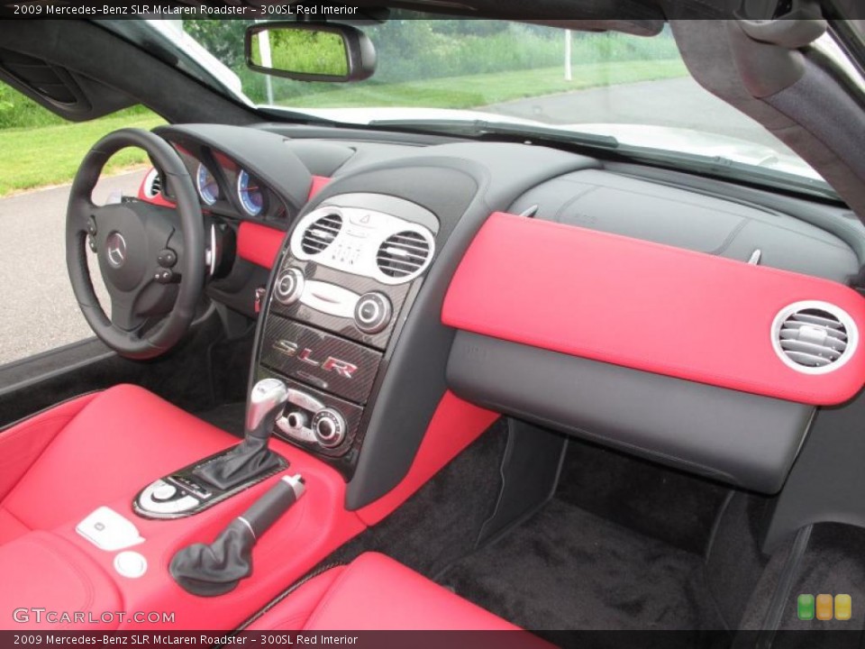 300SL Red Interior Dashboard for the 2009 Mercedes-Benz SLR McLaren Roadster #30537725