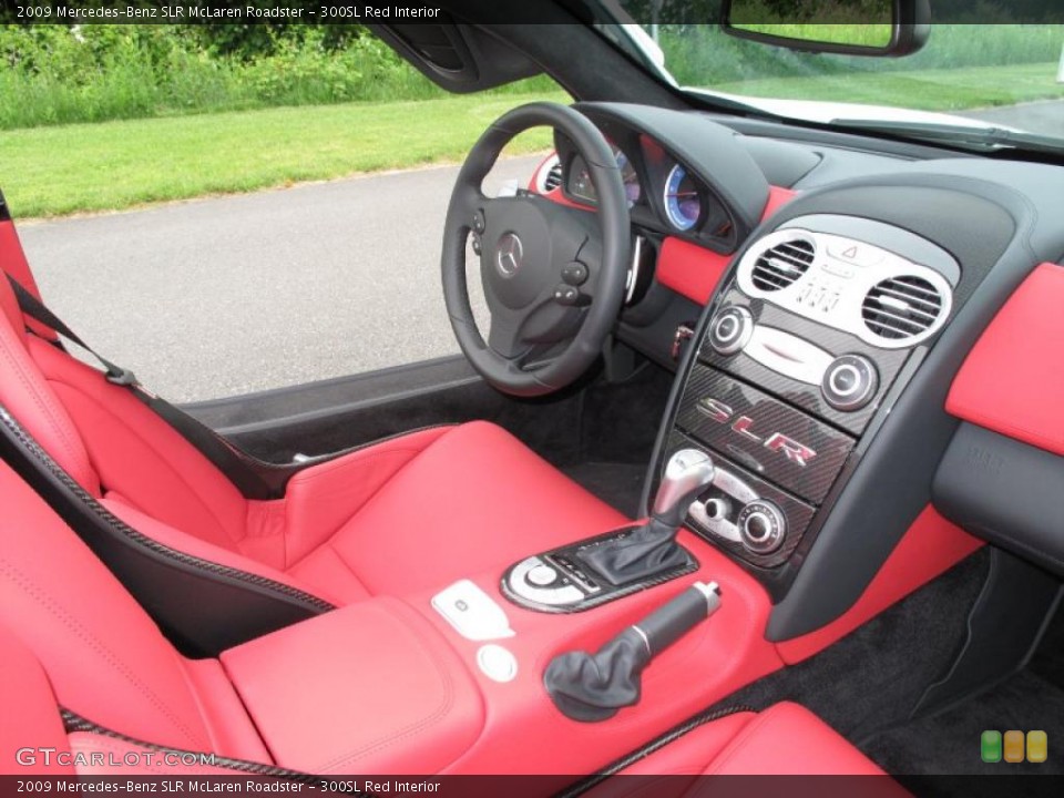300SL Red Interior Controls for the 2009 Mercedes-Benz SLR McLaren Roadster #30537737