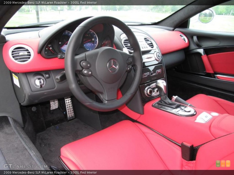 300SL Red Interior Photo for the 2009 Mercedes-Benz SLR McLaren Roadster #30537769
