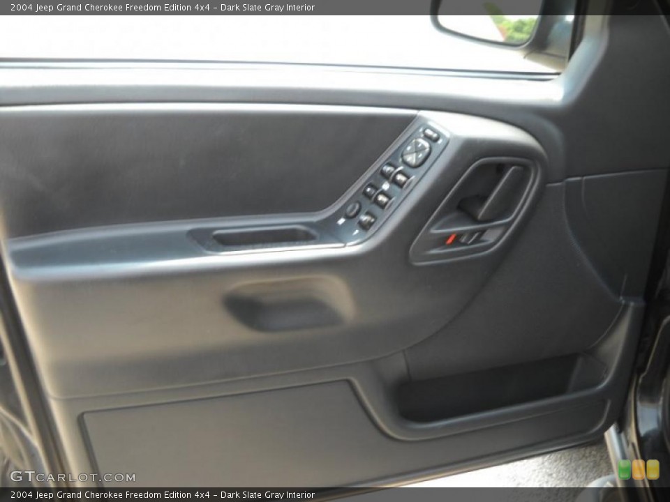 Dark Slate Gray Interior Door Panel for the 2004 Jeep Grand Cherokee Freedom Edition 4x4 #30591496