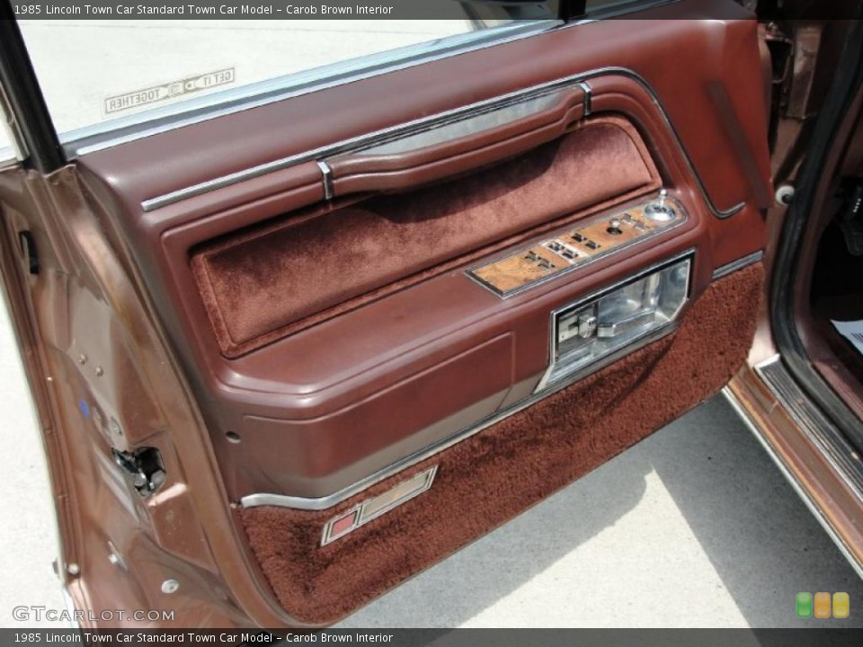 Carob Brown Interior Door Panel for the 1985 Lincoln Town Car  #30761863