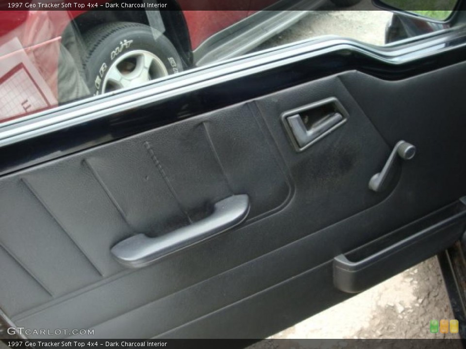 Dark Charcoal Interior Door Panel for the 1997 Geo Tracker Soft Top 4x4 #30792656