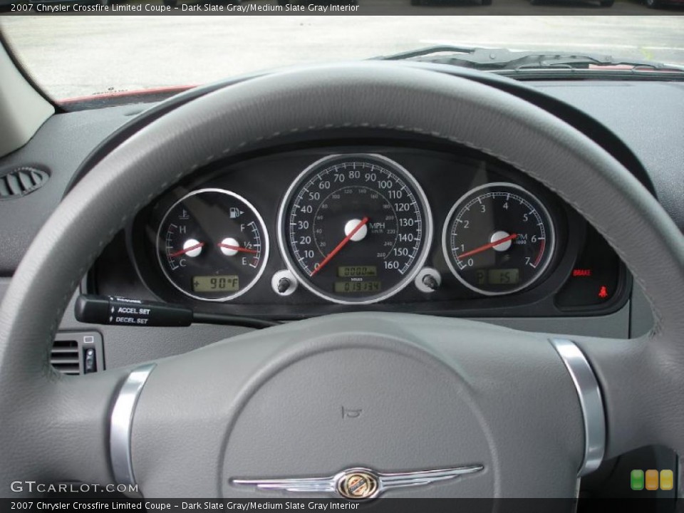 Dark Slate Gray/Medium Slate Gray Interior Gauges for the 2007 Chrysler Crossfire Limited Coupe #30822492