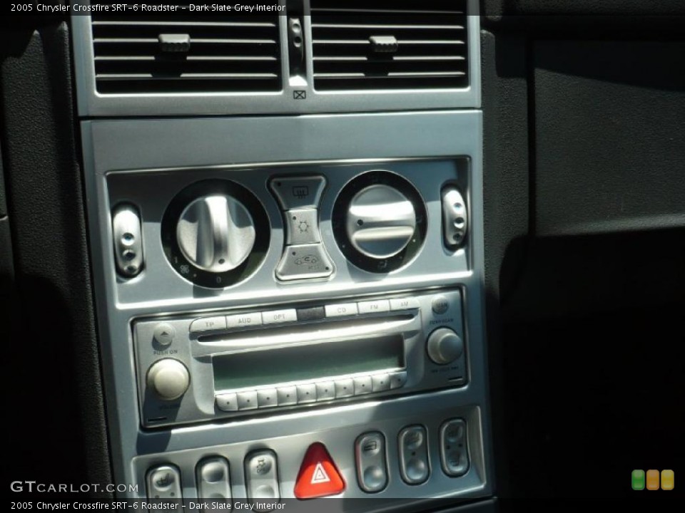Dark Slate Grey Interior Controls for the 2005 Chrysler Crossfire SRT-6 Roadster #30886034