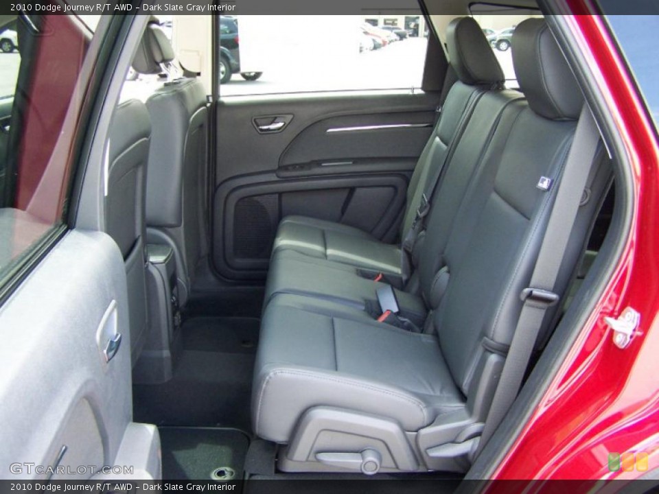Dark Slate Gray Interior Rear Seat for the 2010 Dodge Journey R/T AWD #30983757