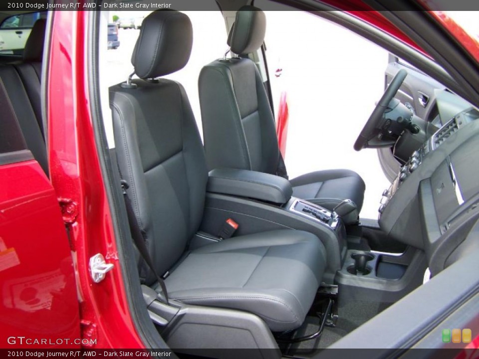 Dark Slate Gray Interior Front Seat for the 2010 Dodge Journey R/T AWD #30983805