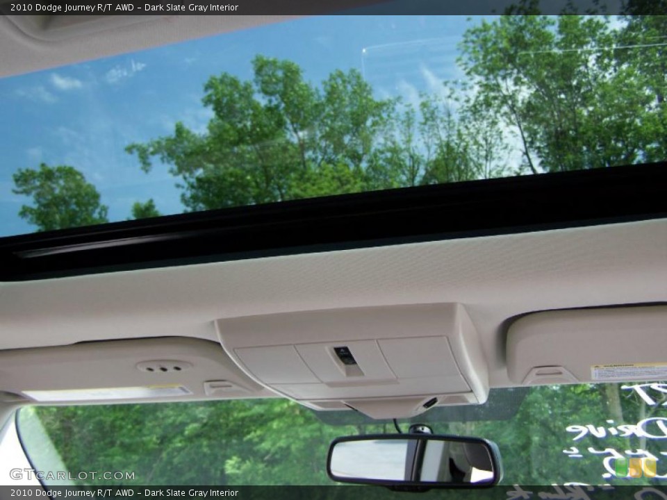 Dark Slate Gray Interior Sunroof for the 2010 Dodge Journey R/T AWD #30983849