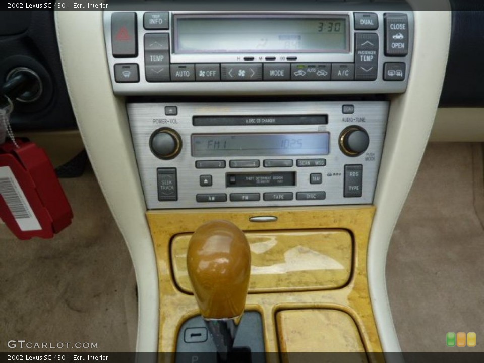 Ecru Interior Controls for the 2002 Lexus SC 430 #31149746