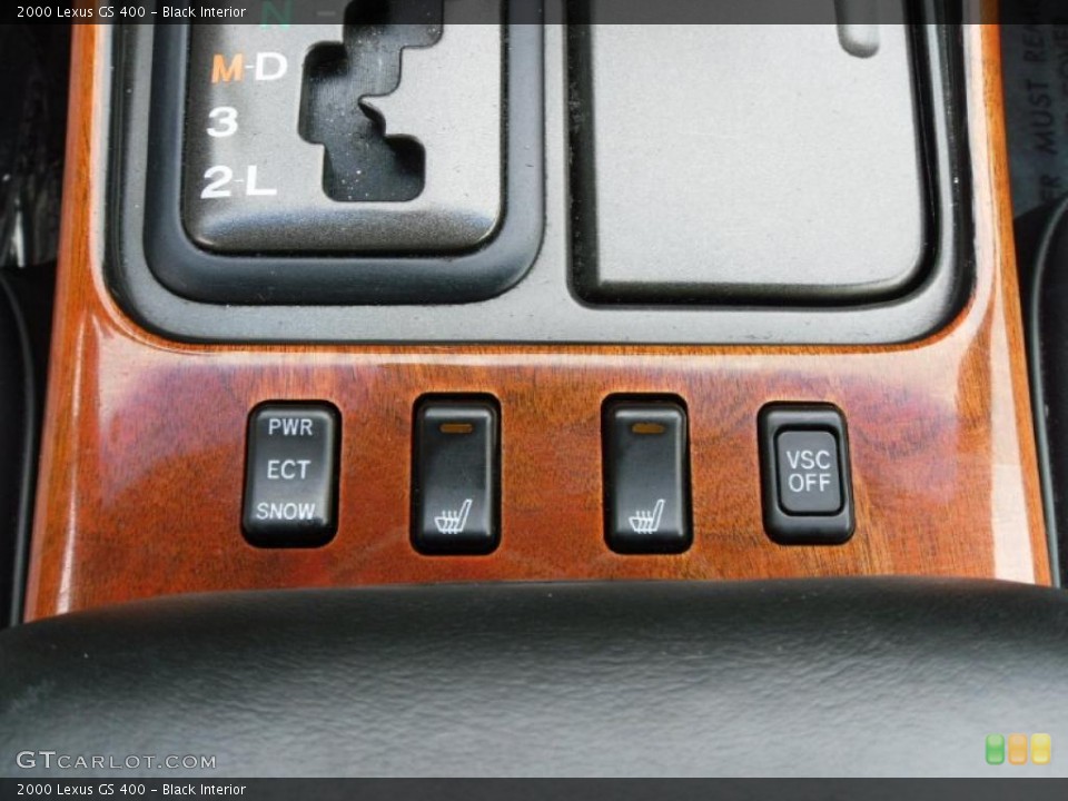 Black Interior Controls for the 2000 Lexus GS 400 #31221265