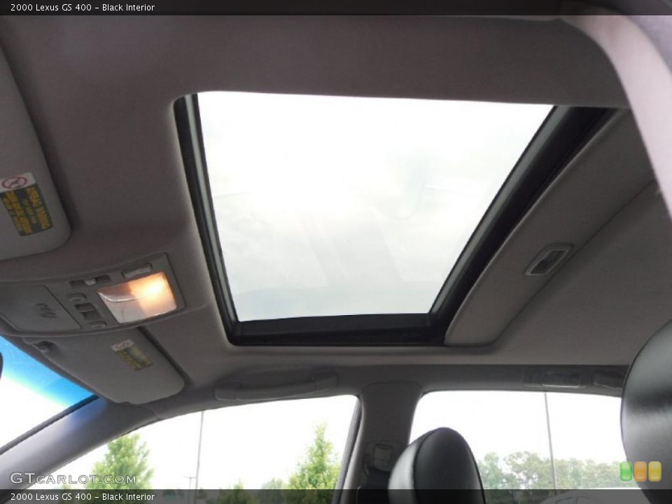 Black Interior Sunroof for the 2000 Lexus GS 400 #31221281