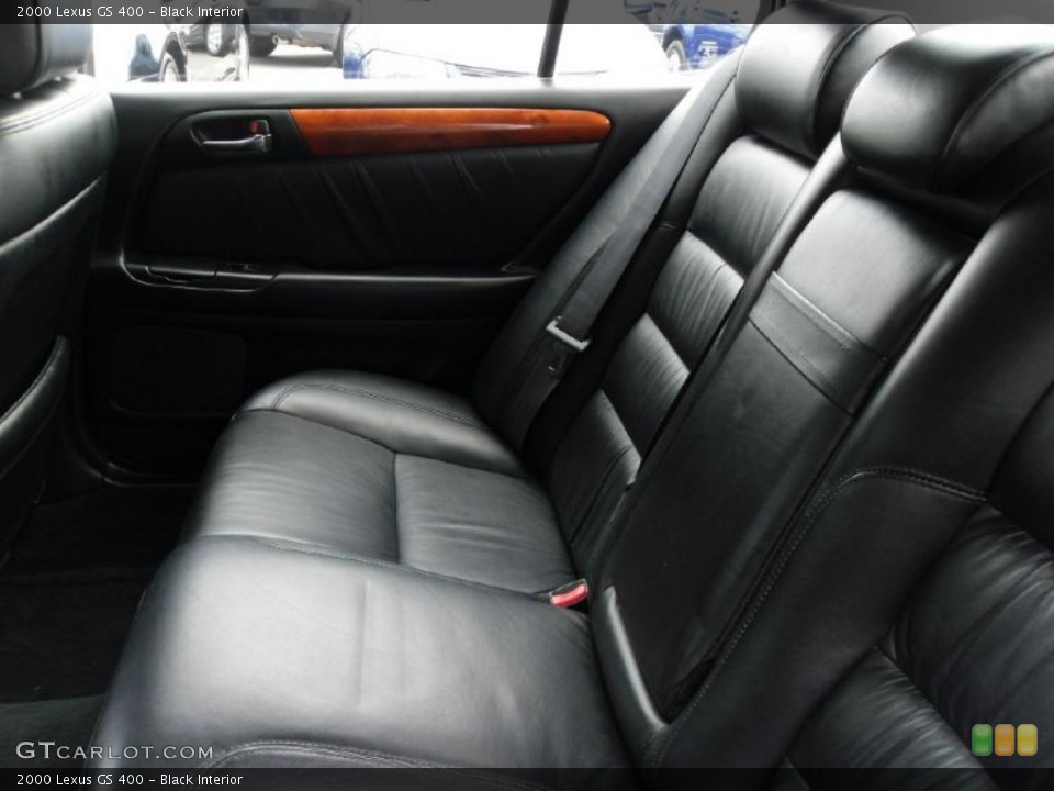 Black Interior Rear Seat for the 2000 Lexus GS 400 #31221297
