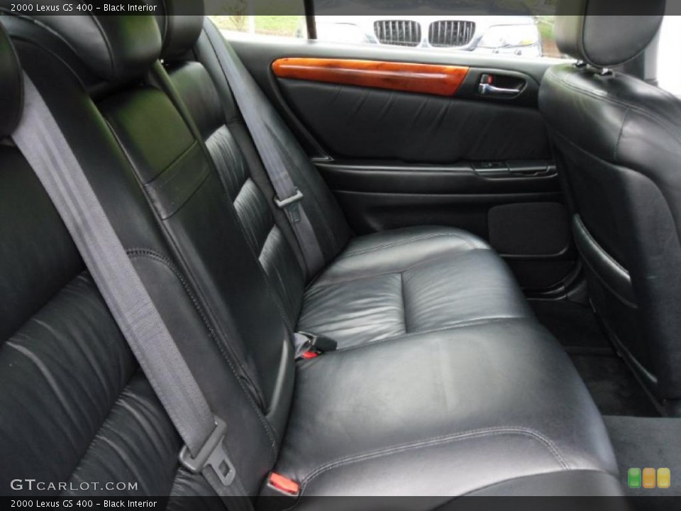Black Interior Rear Seat for the 2000 Lexus GS 400 #31221357
