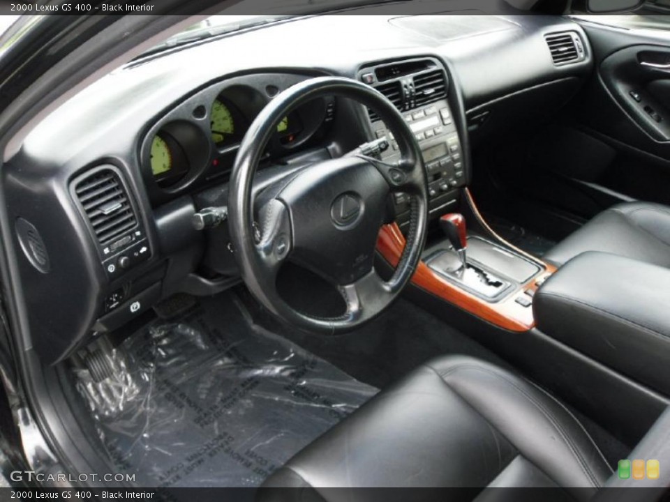 Black Interior Prime Interior for the 2000 Lexus GS 400 #31221493