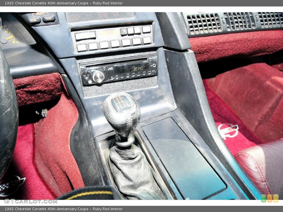 Ruby Red Interior Transmission for the 1993 Chevrolet Corvette 40th Anniversary Coupe #31291459