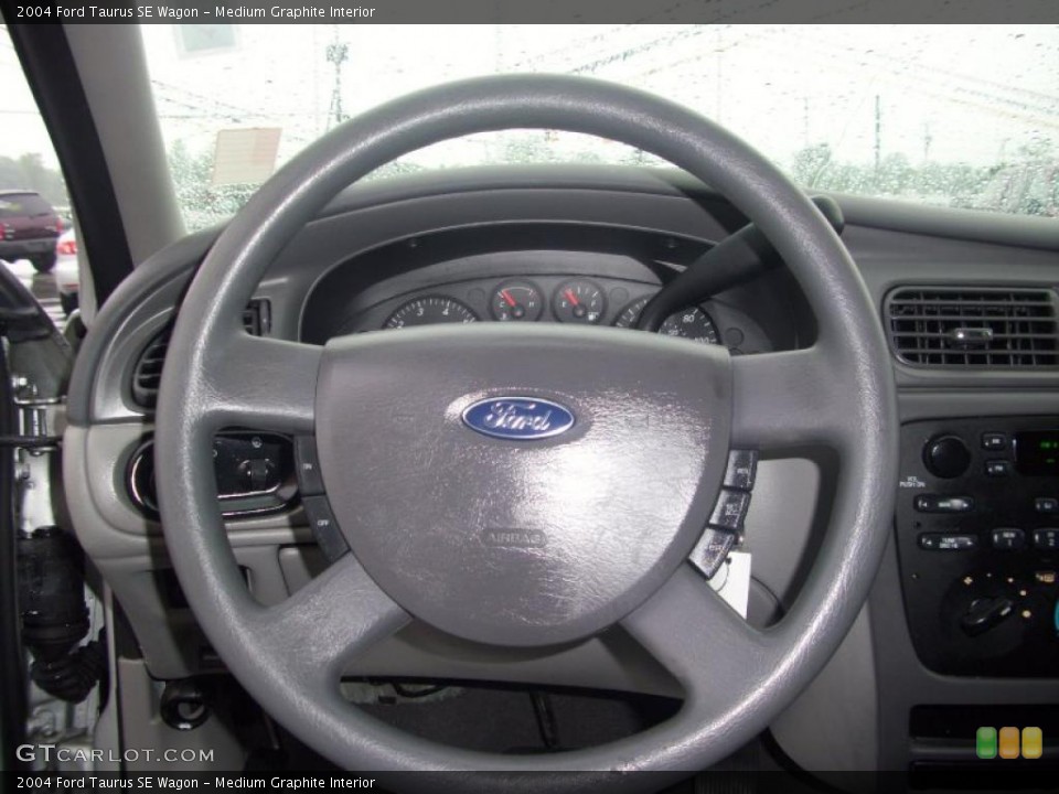 Medium Graphite Interior Steering Wheel for the 2004 Ford Taurus SE Wagon #31297911